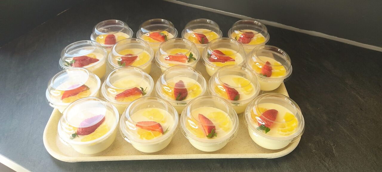 Panna cotta citron limoncello 3 € la portion