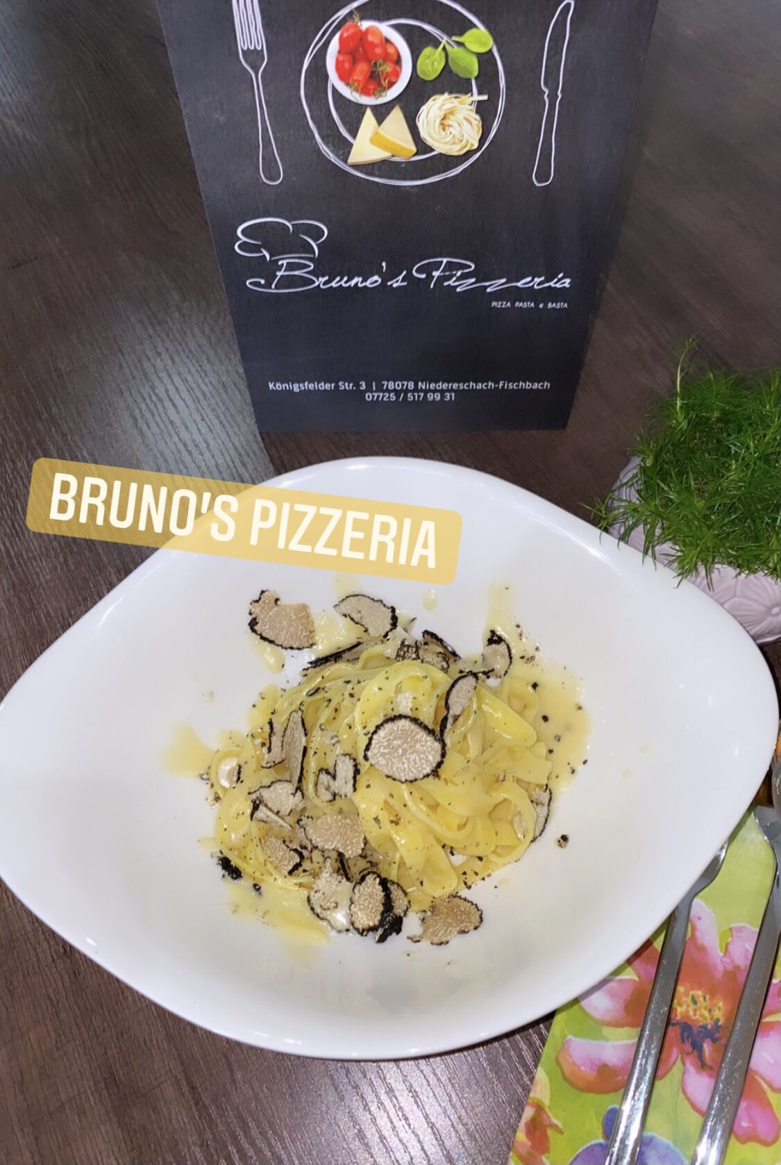 Tagliatelle mit Parmesan-Butter & Trüffel