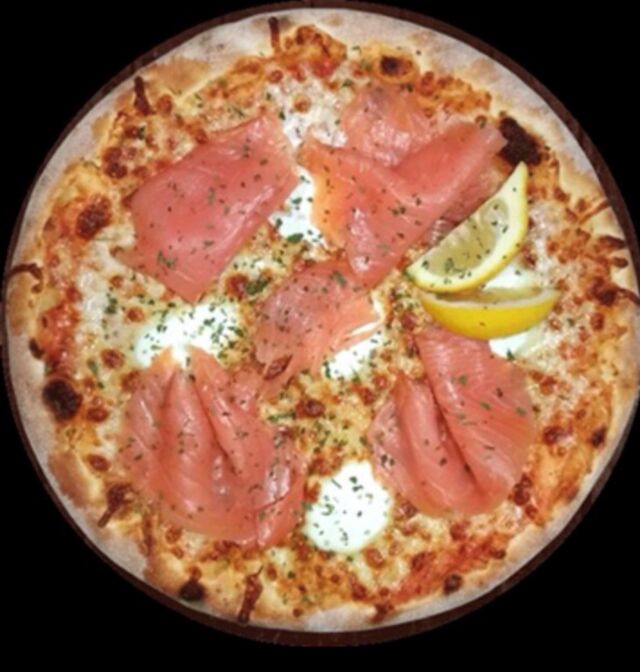 Pizza saumon