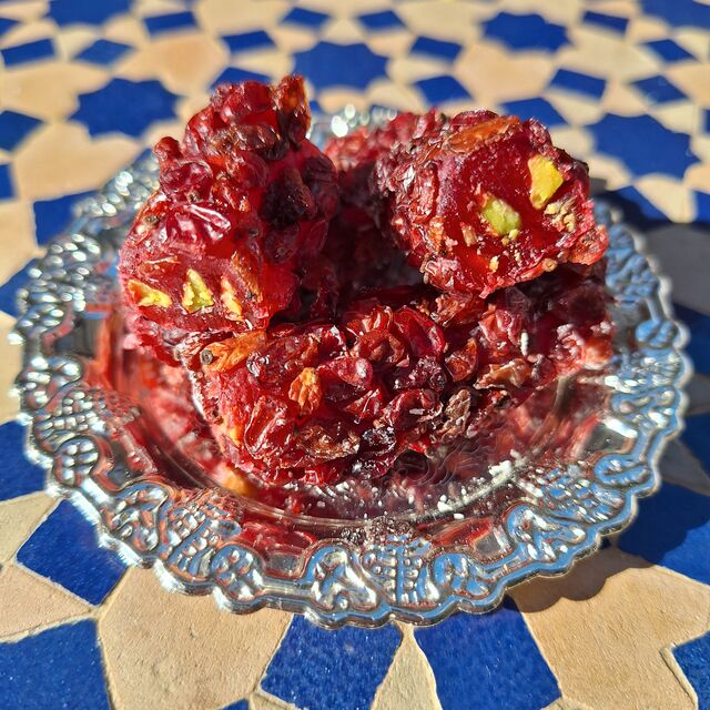 Loukoum pistaches-berbéris