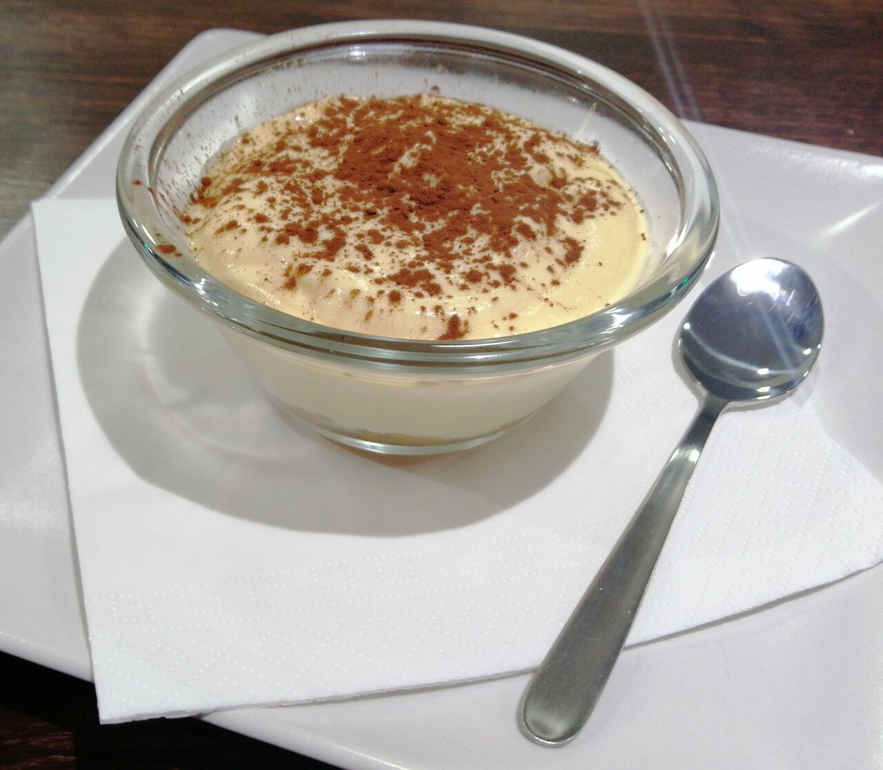 Tiramisú casero