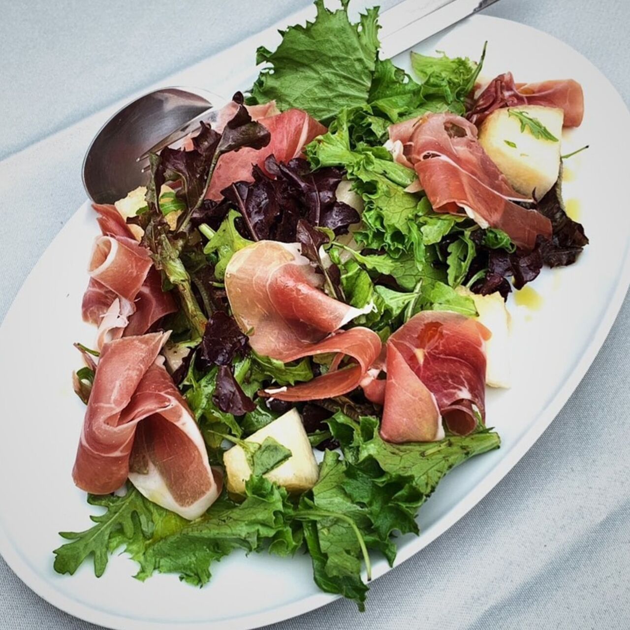 Salada de Melão com Presunto