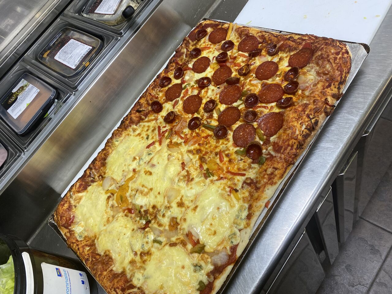 Maxi pizza maison