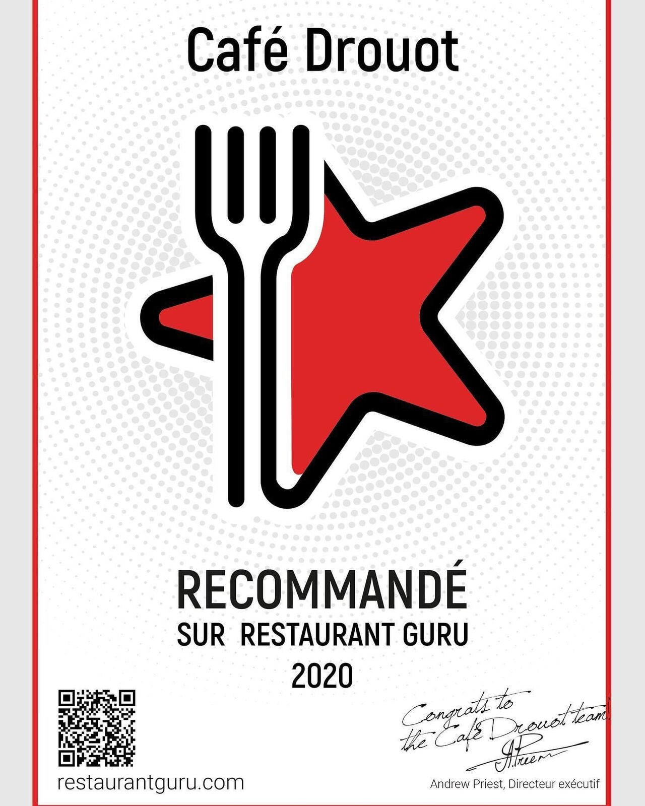 Recommandé par Restaurant Guru