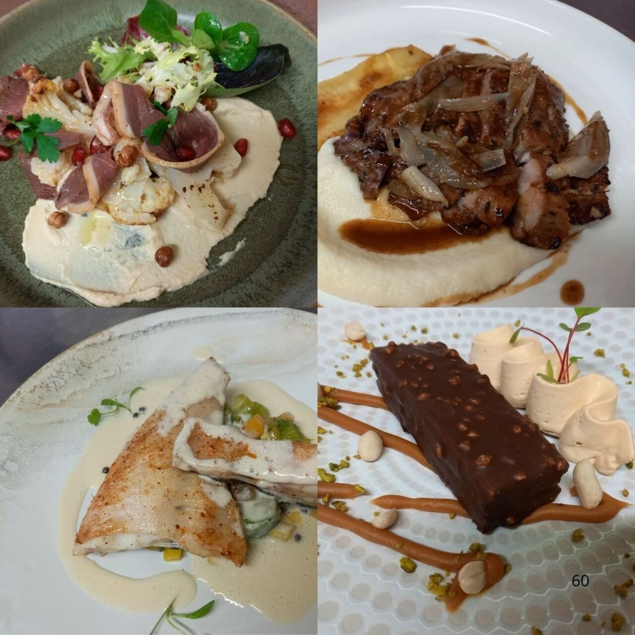 Notre menu du moment en photo