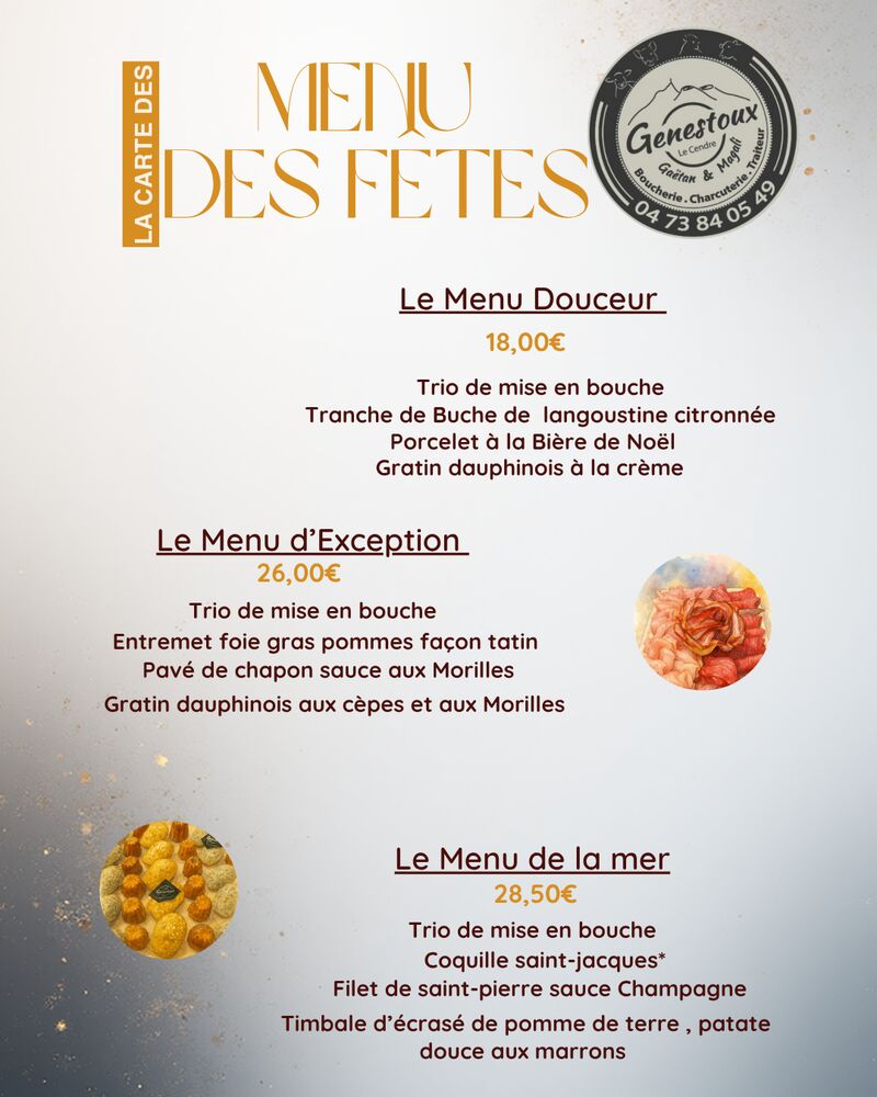 menu des fêtes 2025 page 4