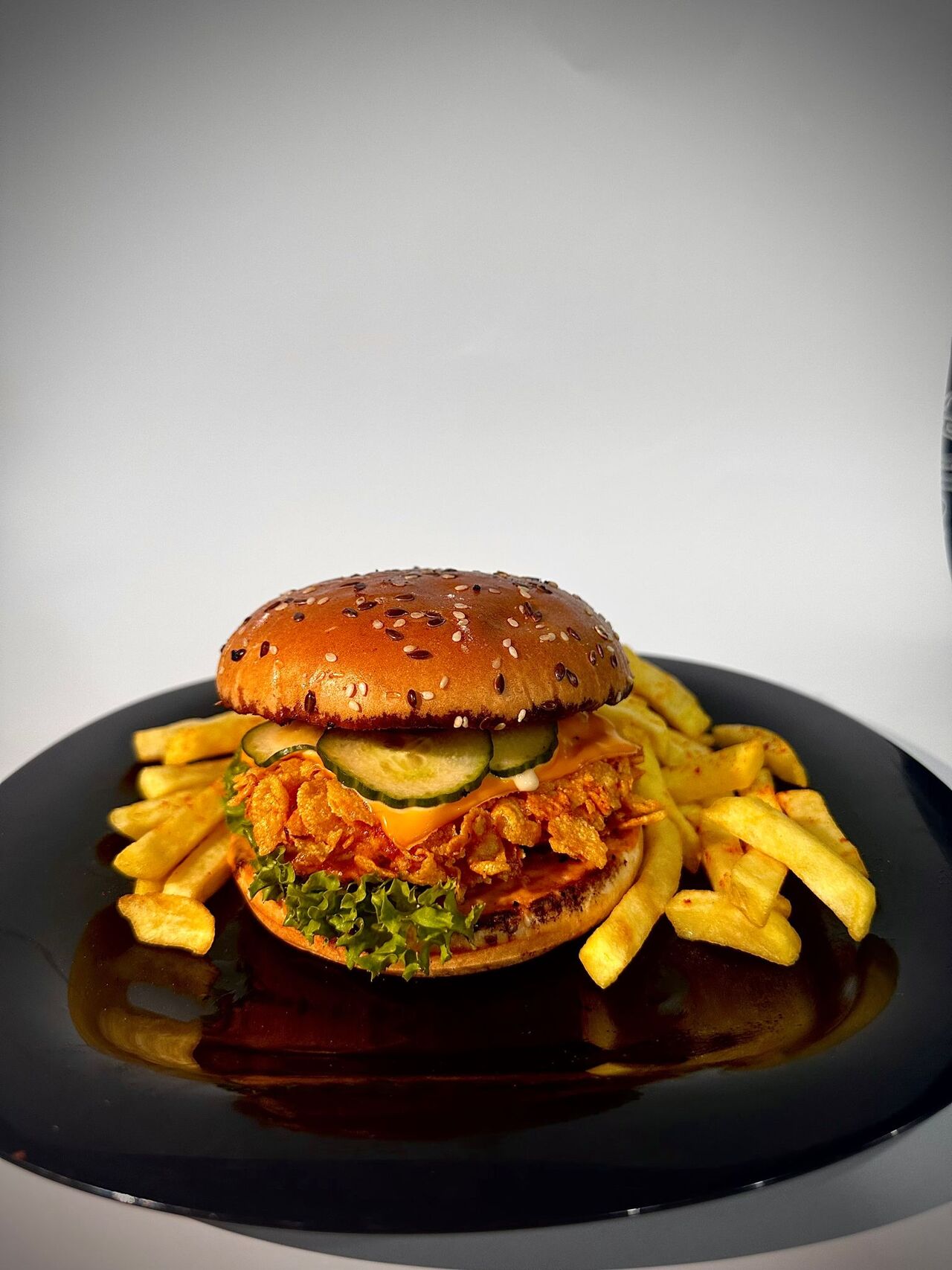 Hamburger de pui, 25 lei