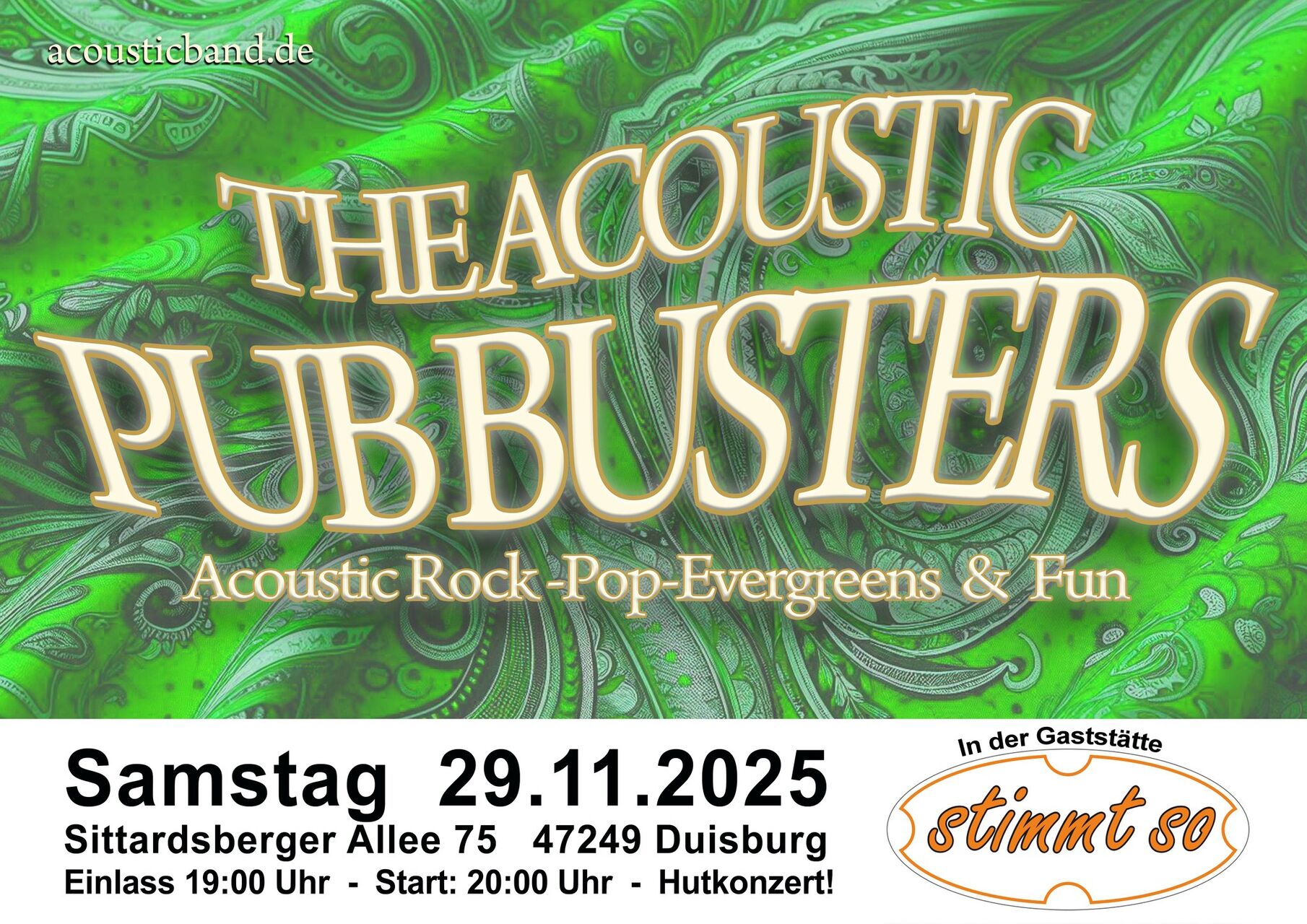 *** Acoustic Rock-Pop-Evergreen´s & Fun ***