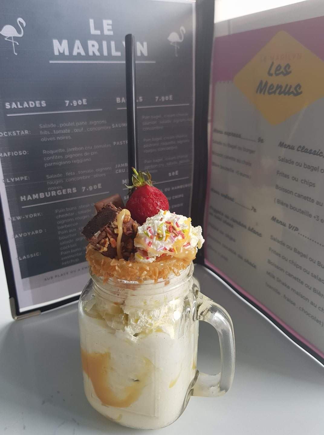 Milkshake maison a la vanille 