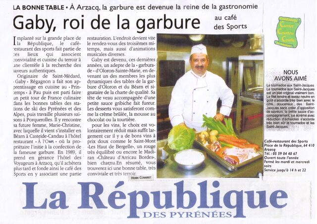 Article dans la presse locale