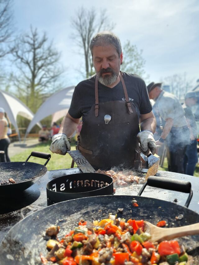 Der Chef bei der Arbeit