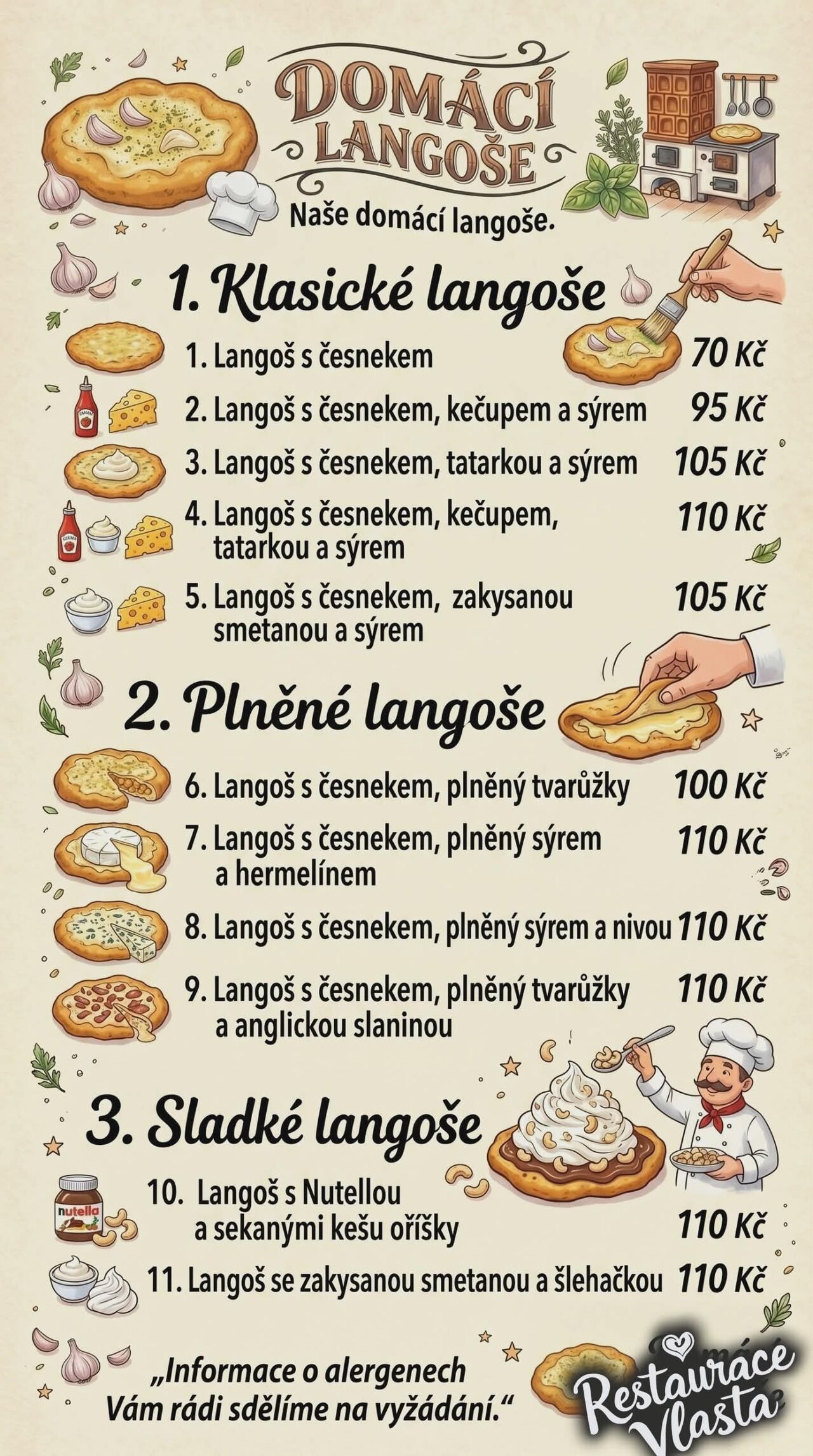 Domácí LANGOŠE od 1.5.2026