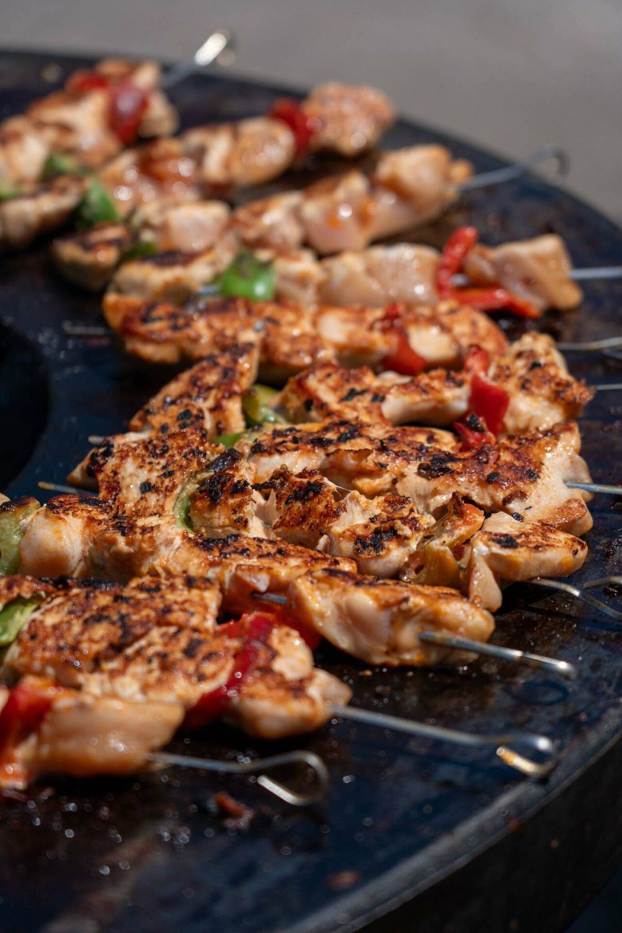 Cuisson des brochettes