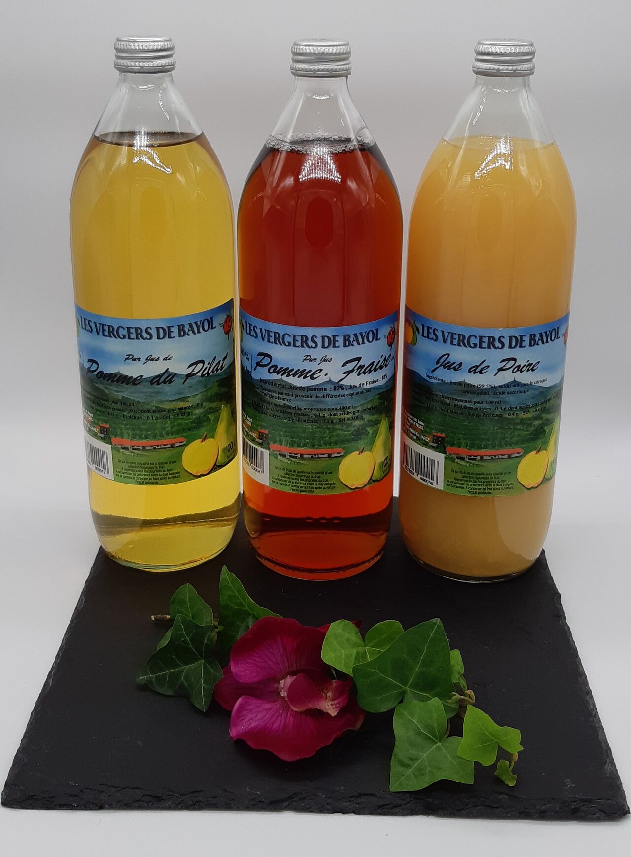 jus de fruits artisanaux et locaux
