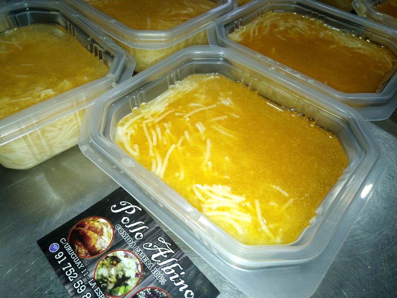 Nuestra sopa del cocidito madrileño 