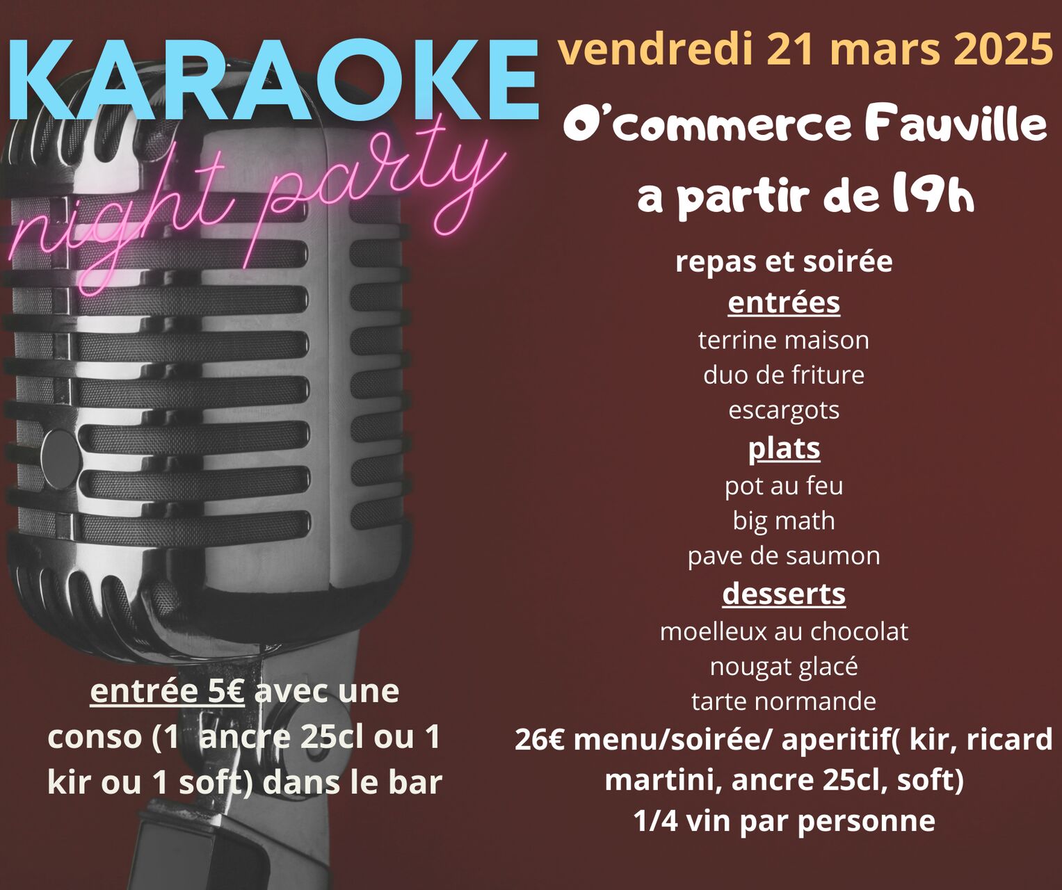 soirée karaoke