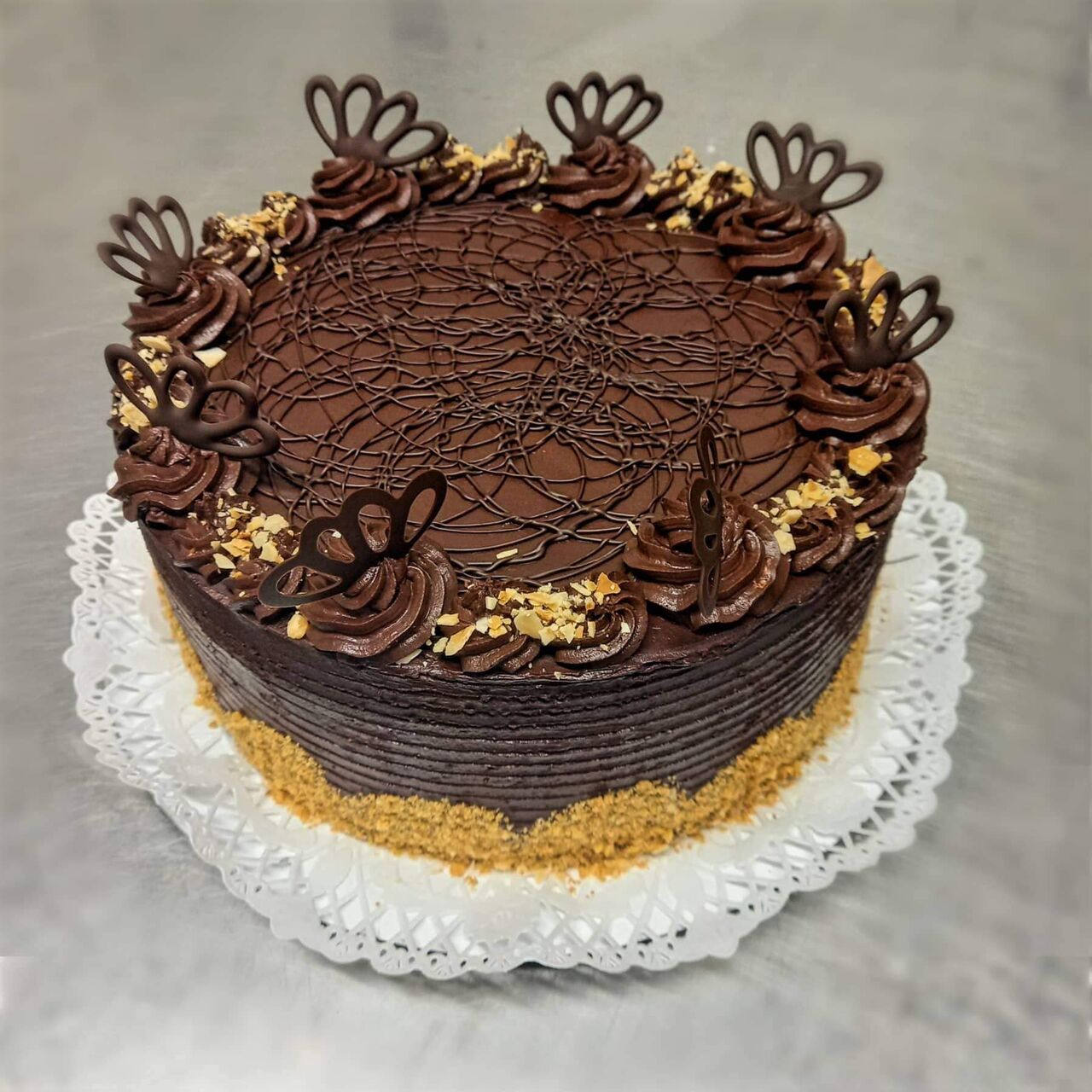 Csokoládé torta, Glutén-, Tejmentes