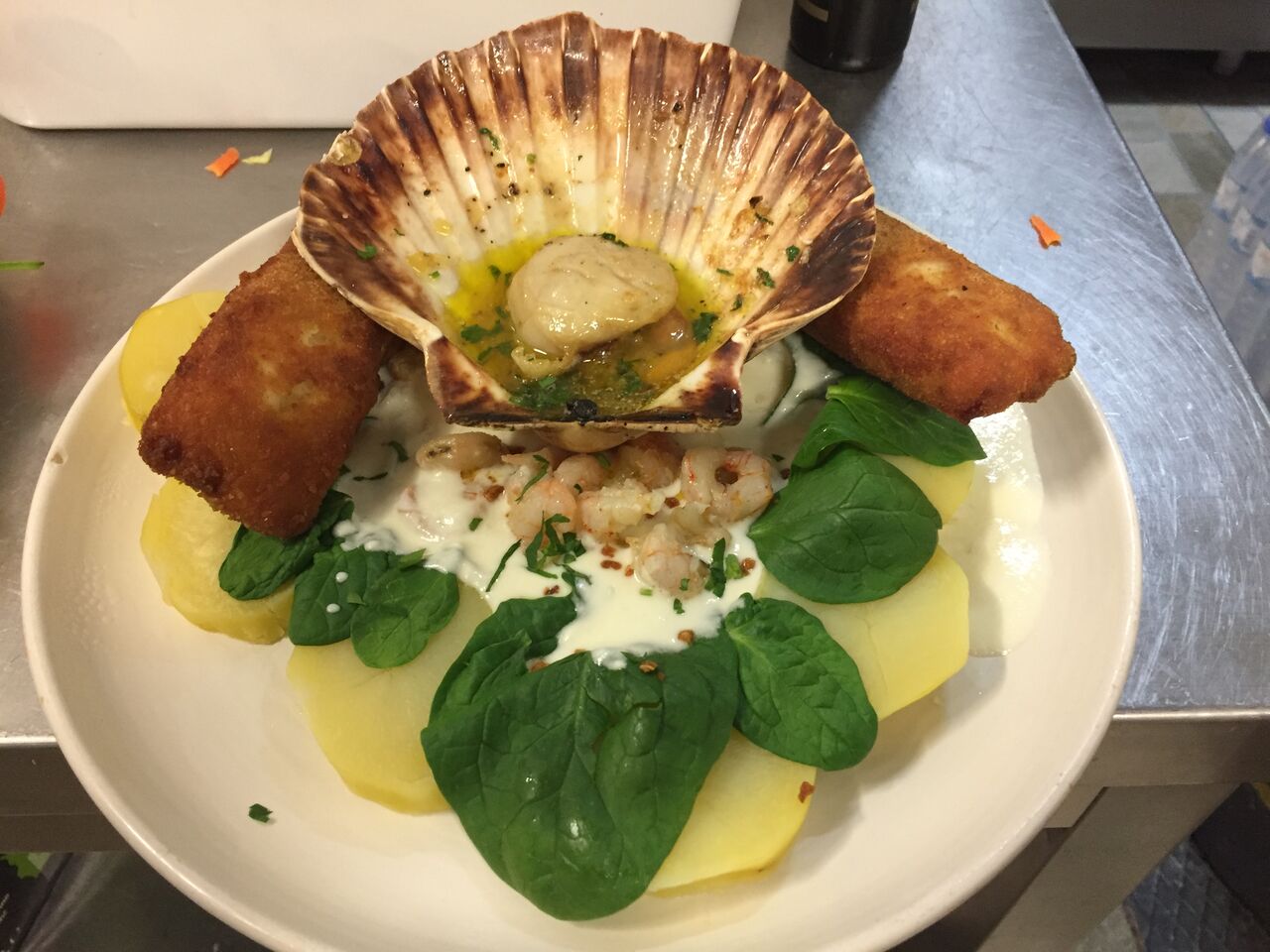 Medalhões de pescada com Vieira 