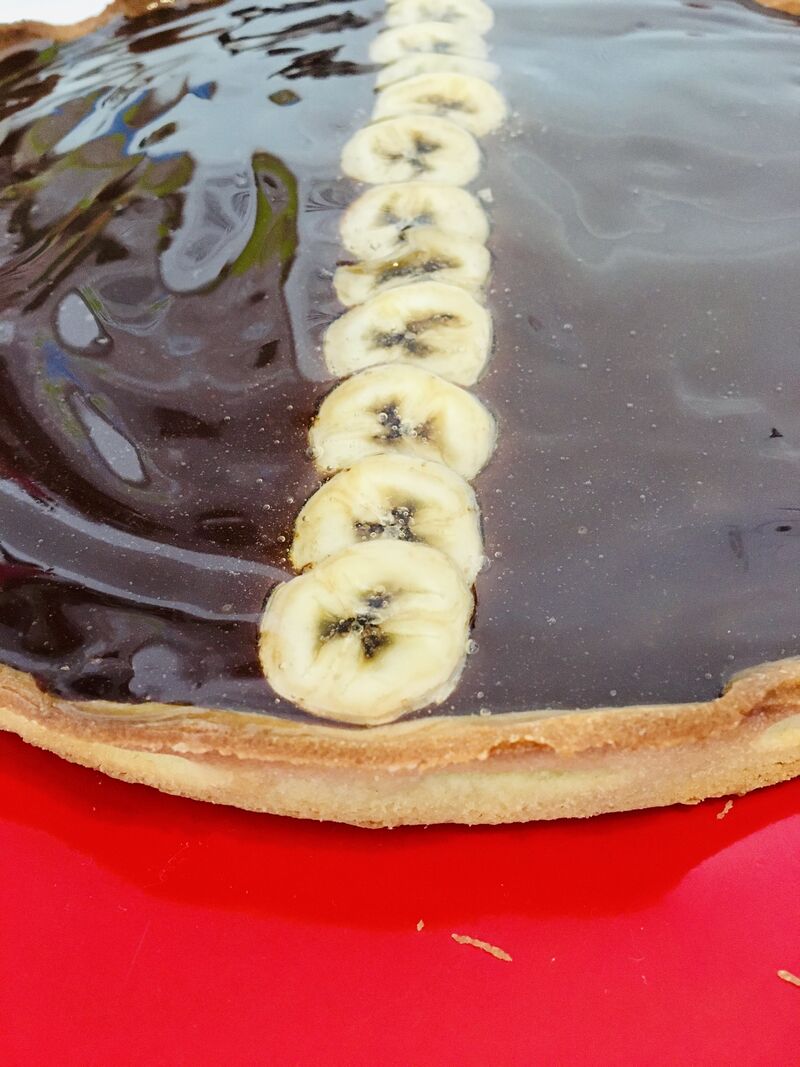 Tarte chocolat banane