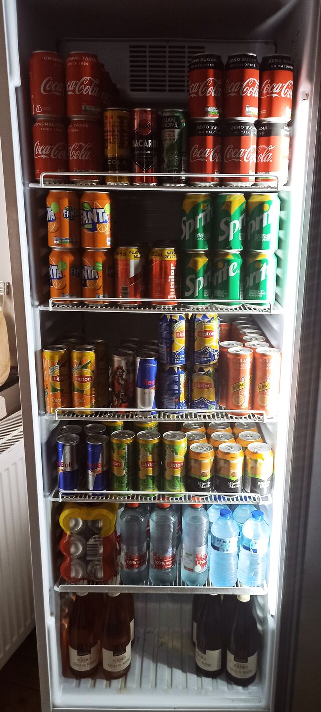 Grand choix de boissons fraîches