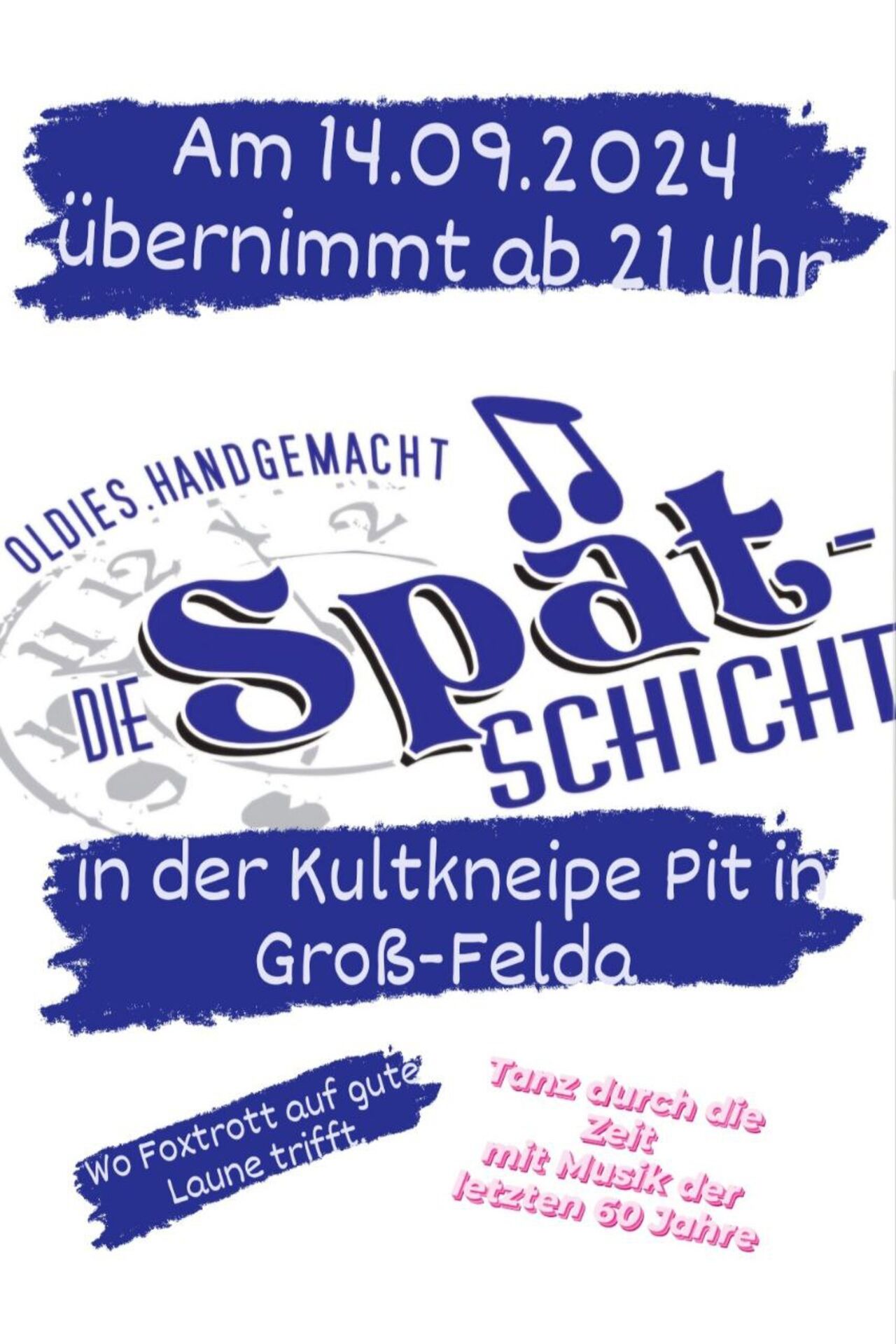 Die Spätschicht am 14.09.2024 ab 21 Uhr