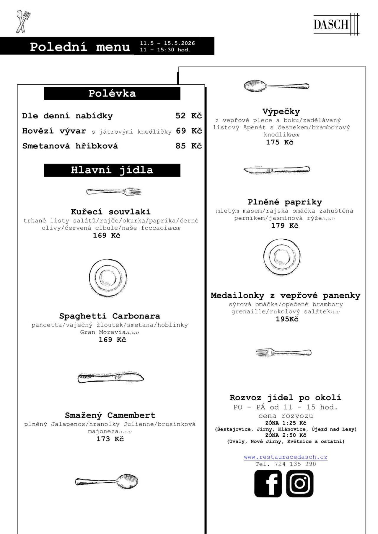 Polední menu