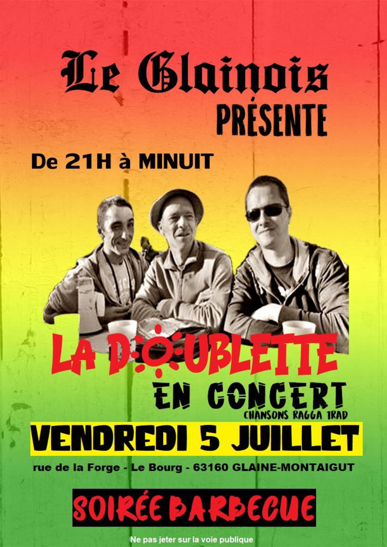 Concert vendredi 5 Juillet