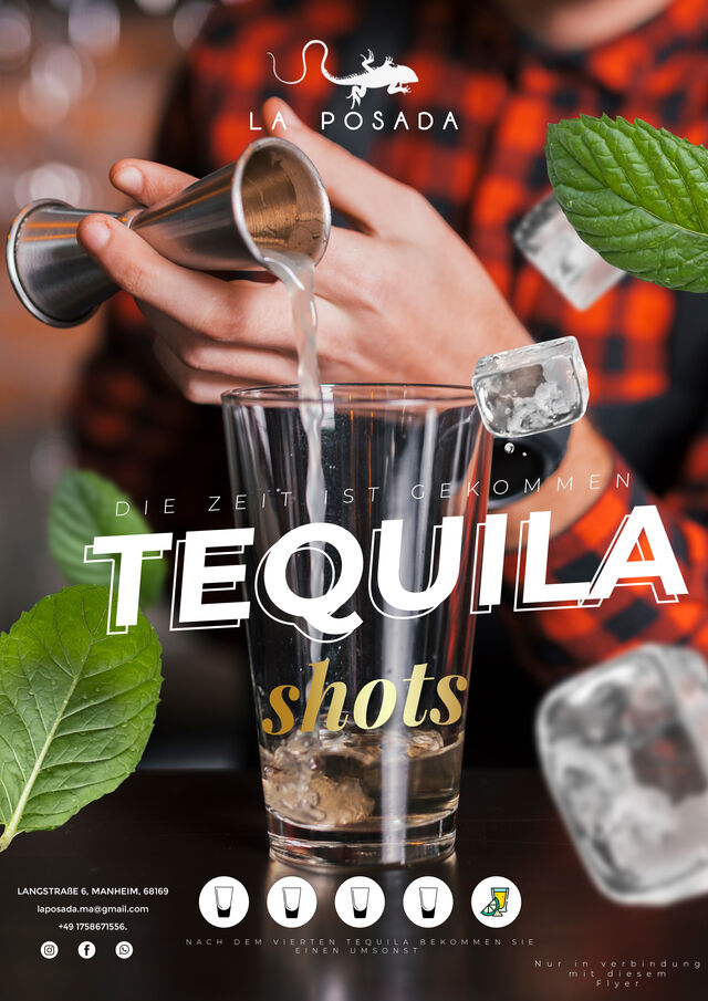 TEQUILA - Drink 5, pay only 4