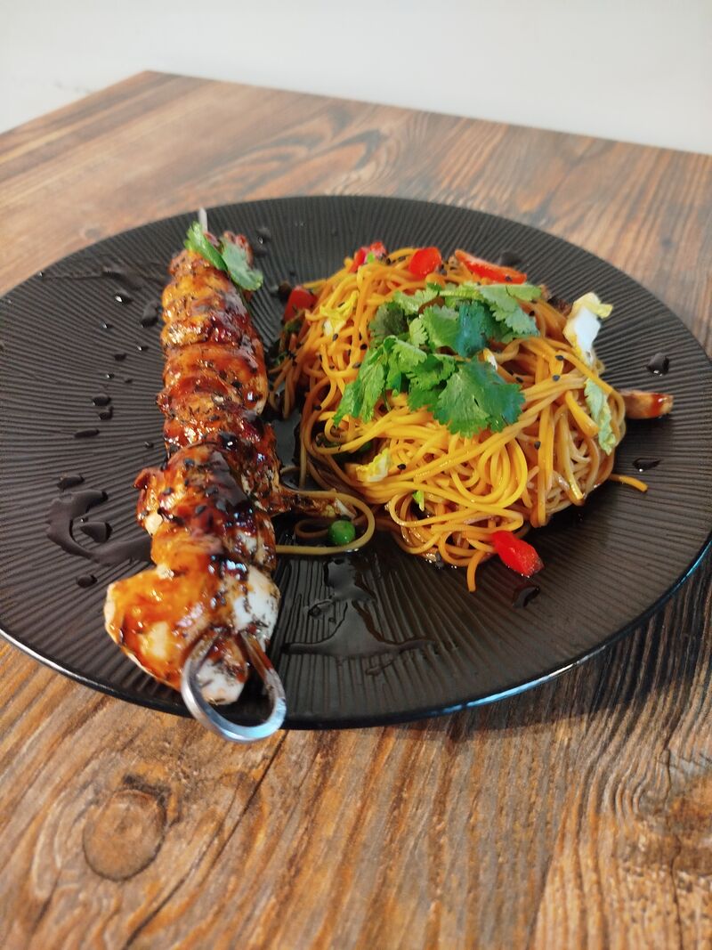 Brochette de poulet yakitori 