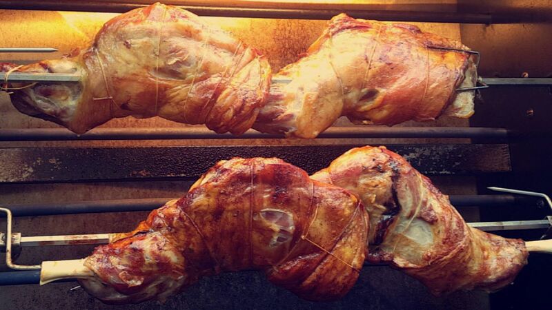 Epaules d'agneaux rôtis 