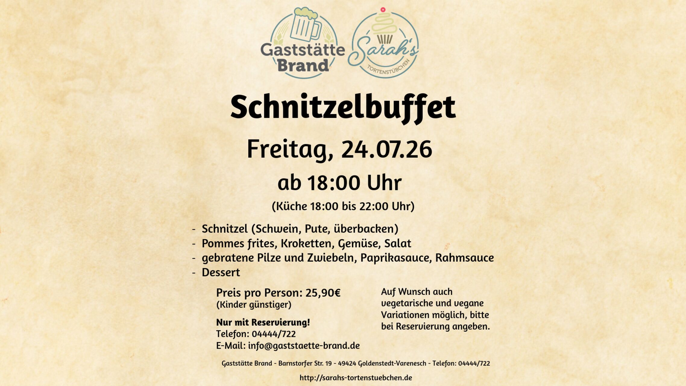 Schnitzelbuffet
