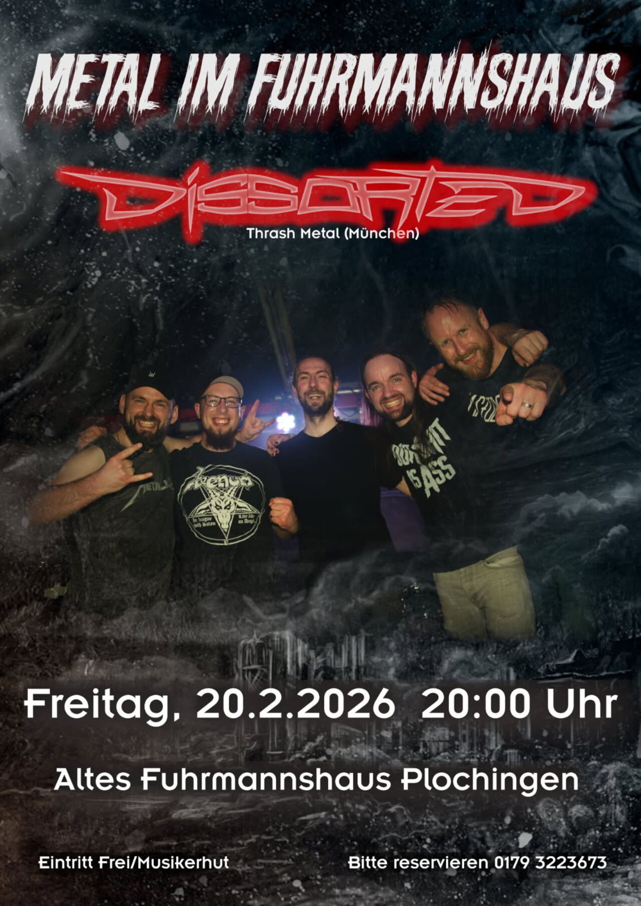 Am Freitag, 20.02.26: "DISSORTED" ab 20 Uhr