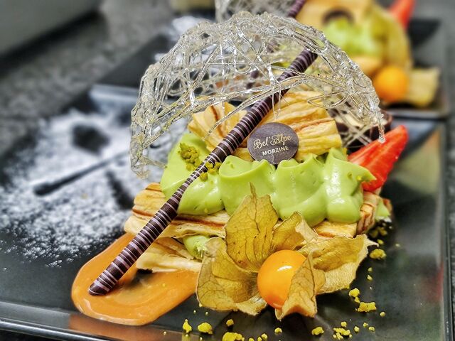 Millefeuille pistache 