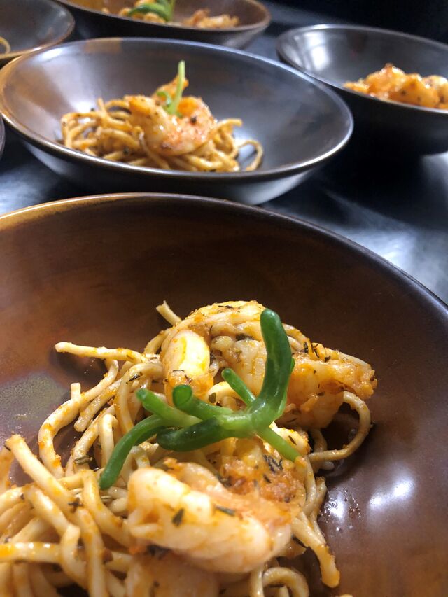 Scampi zoute vingers