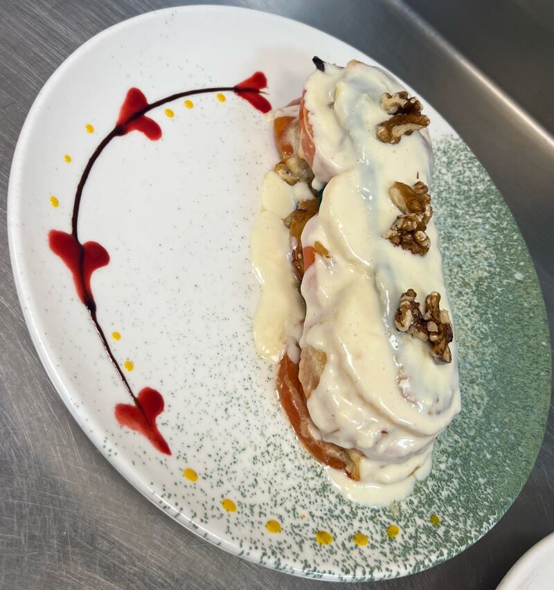 Milhojas de Calabacín