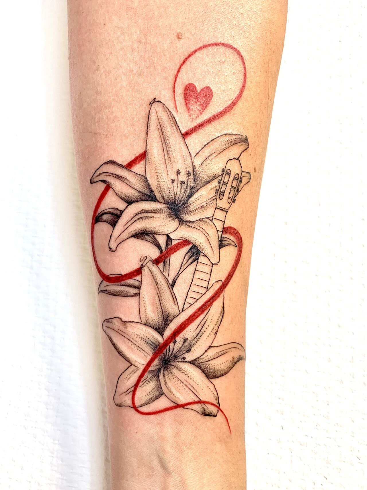 Musical flowers (sketchy stijl) - voor Titi