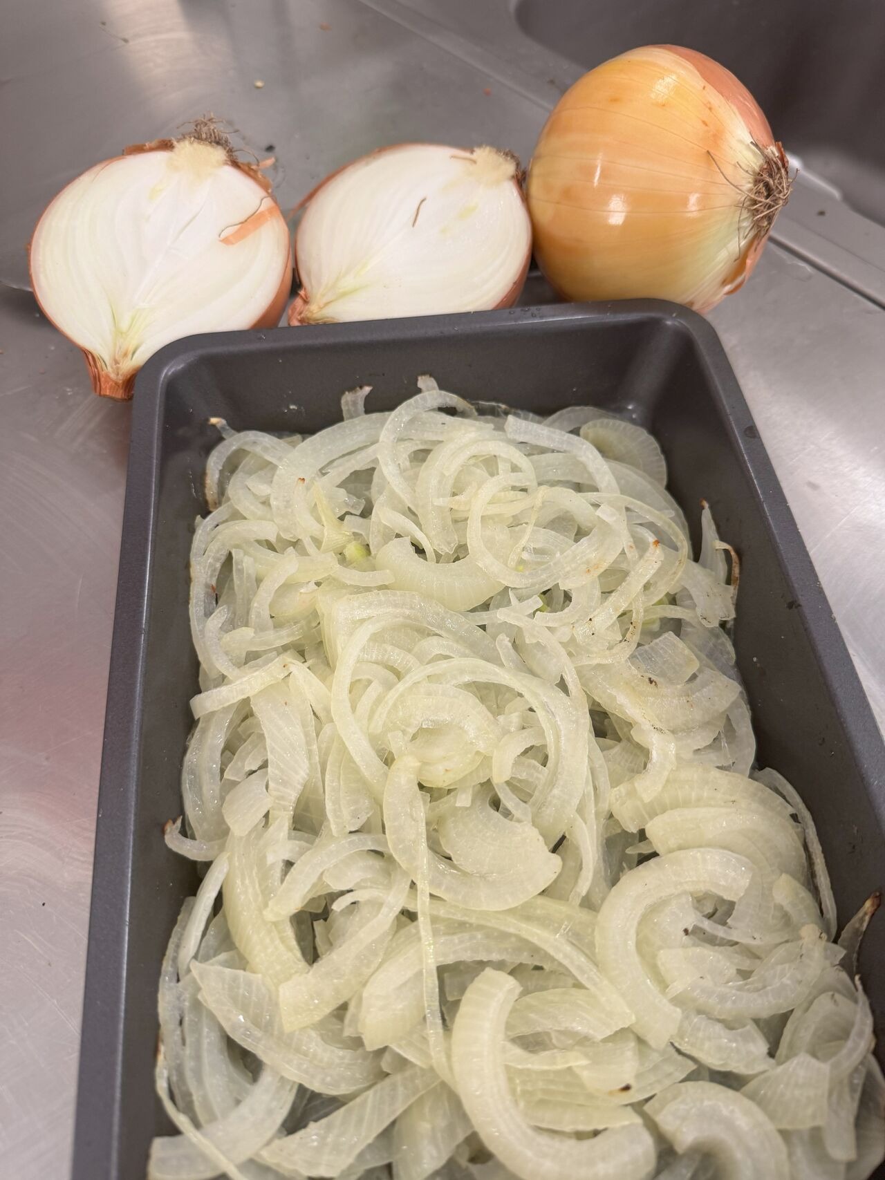 Cebolla fresca al horno