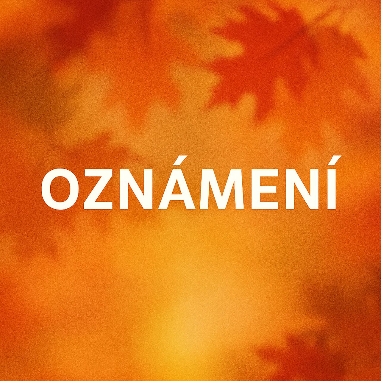 📝 Oznámení pro hosty