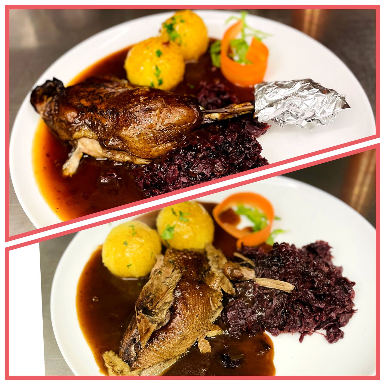 knusprige Martinsgans