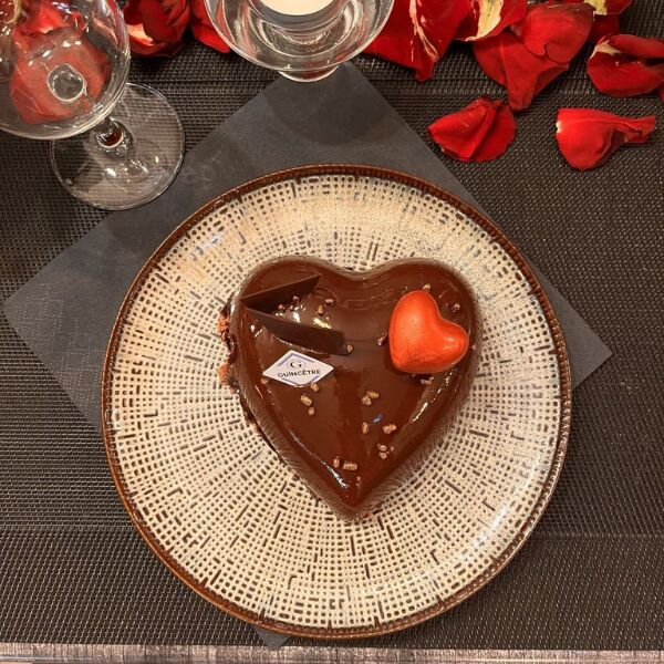 Cœur à partager au chocolat des délices de Louviers 