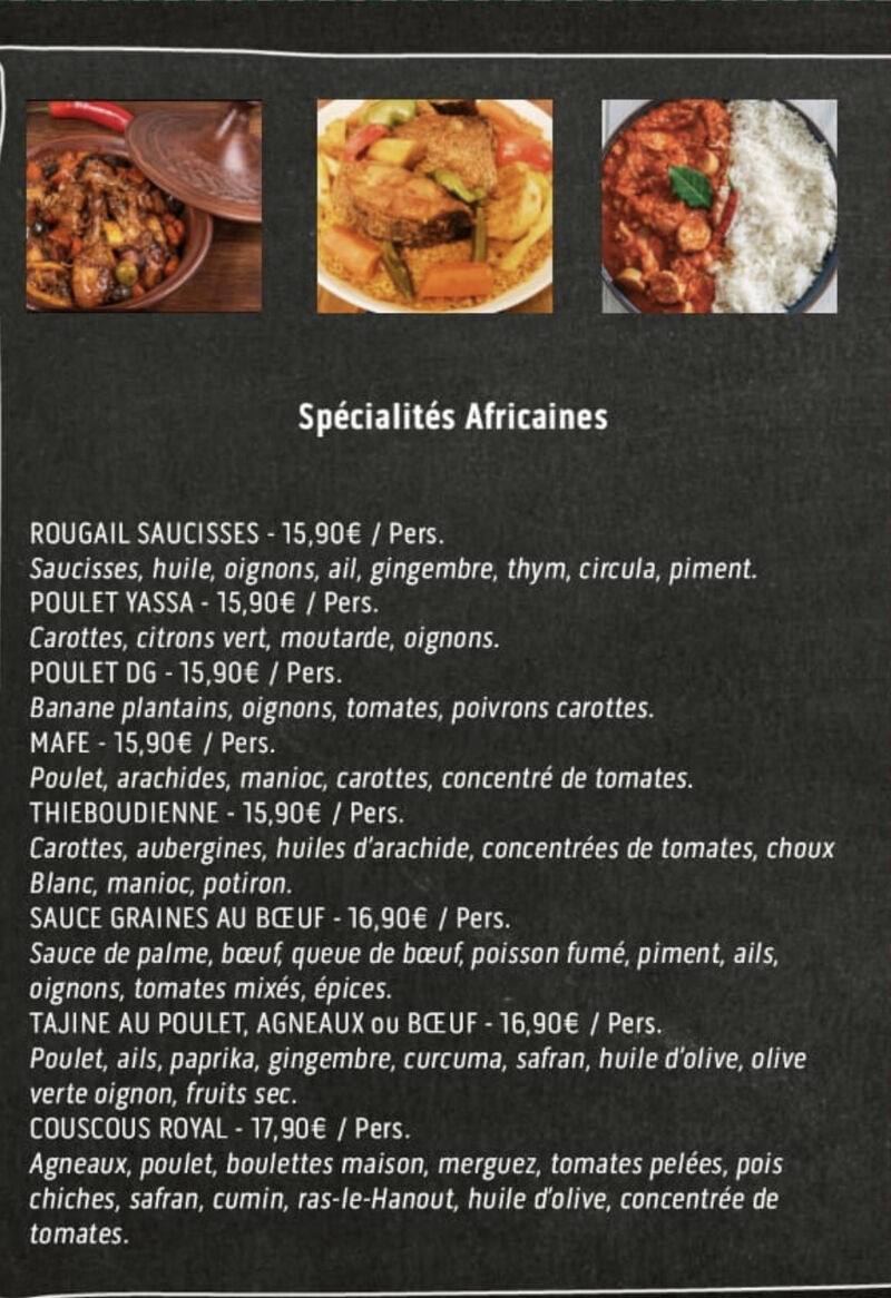 Spécialité Africaine et autre