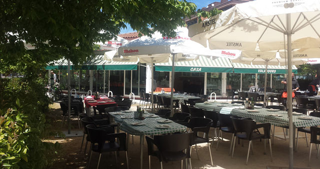 Terraza en primavera