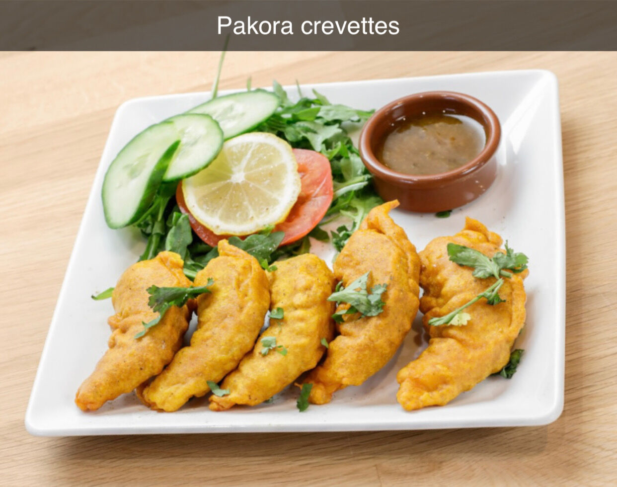 Pakora crevettes 