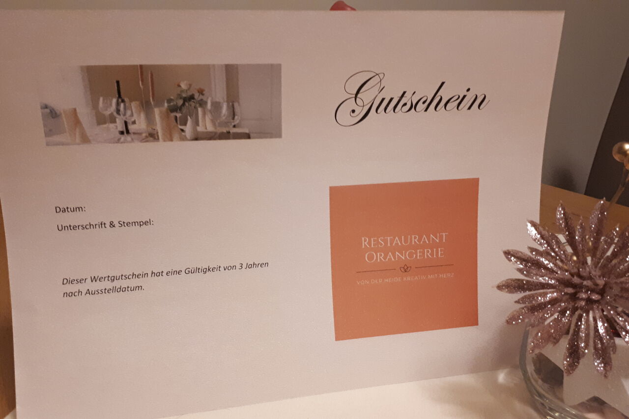 Gutscheine für unser Restaurant