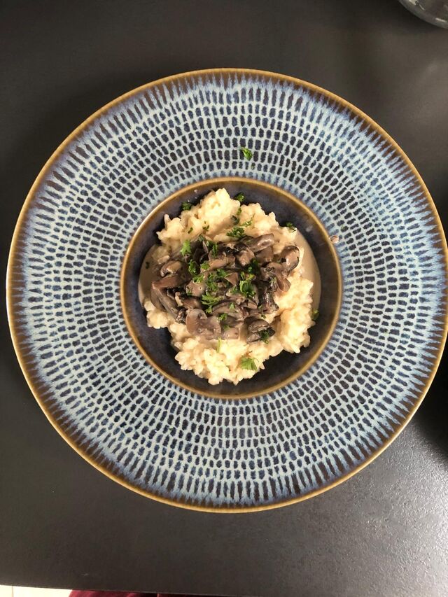 Risotto forestier aux champignons