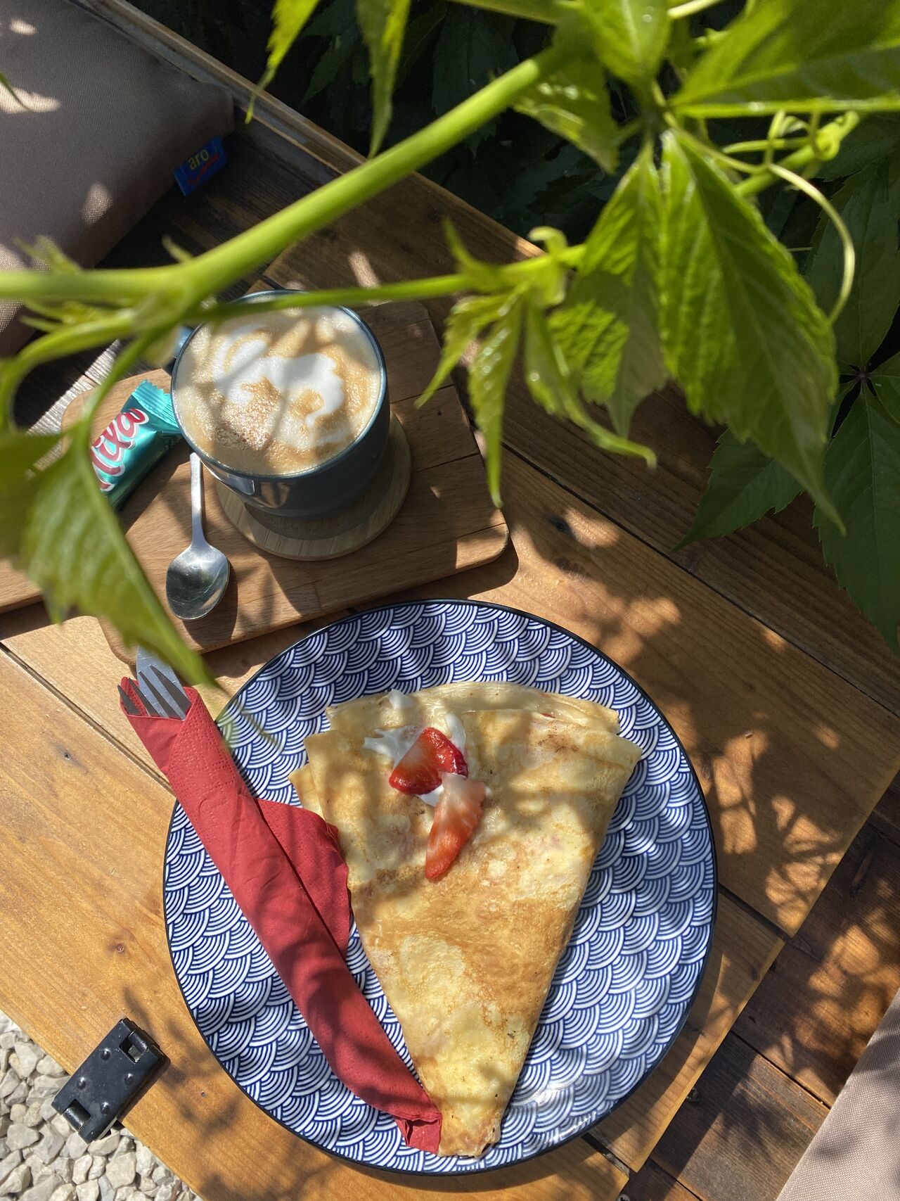 Mascarpone palacinka& cappuccino