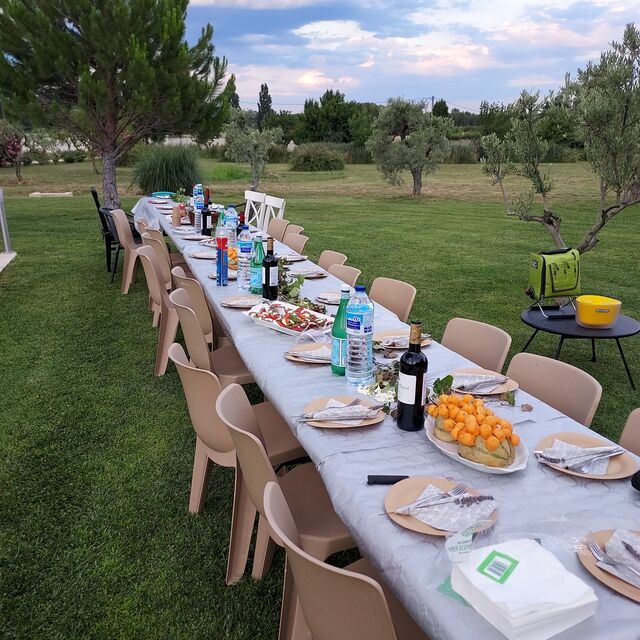 une soirée d'été dans les alpilles