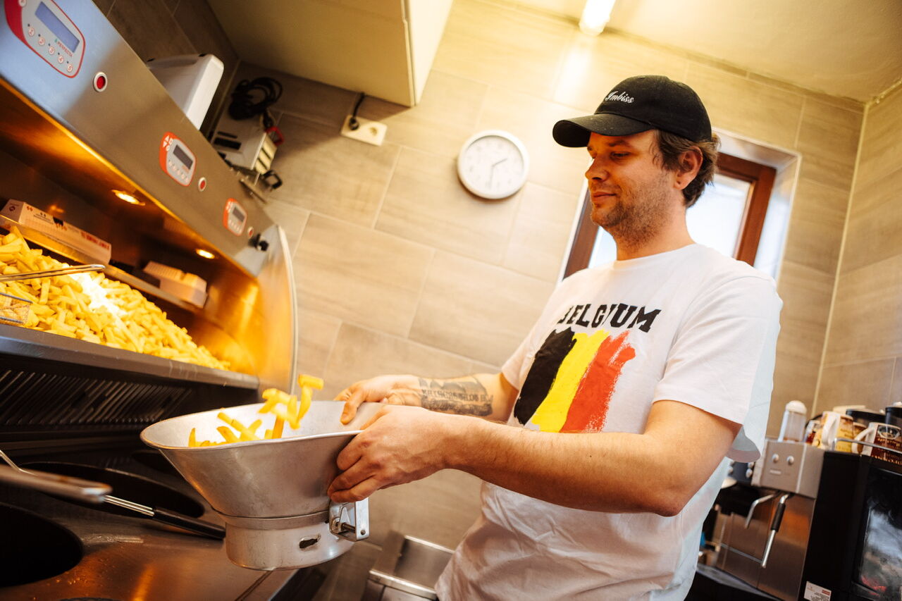 Echte belgische Fritten