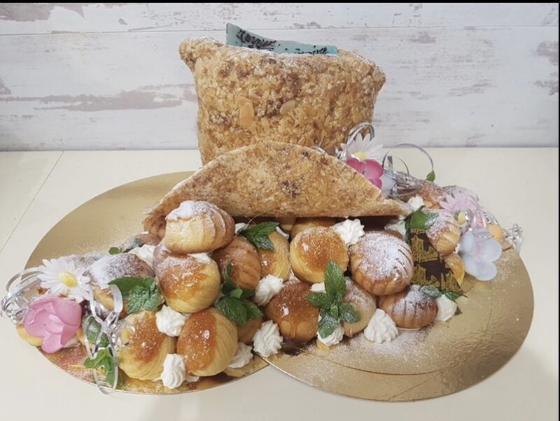 Choux nougatine