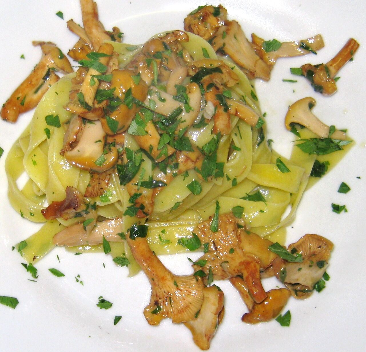 Fettuccine ai Funghi Galletti